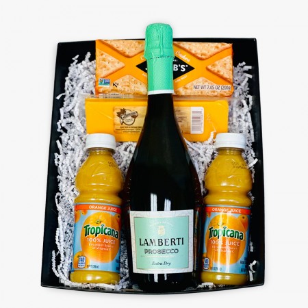 ひまわりページ　ノベルティ　サングラス&ケースセット Lamberti Prosecco Mimosa Gift Basket - Buy Now